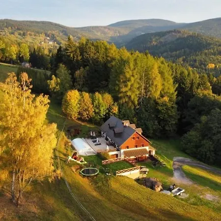 Holiday home Am Waldrand Mit Schwimmbad Und Sauna Strazne